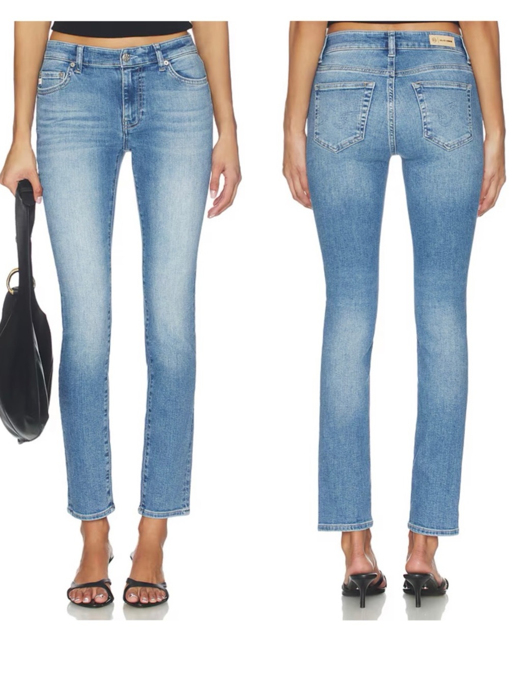 AG Adriano Goldschmied Prima CigaretteLight Blue Skinny Jeans